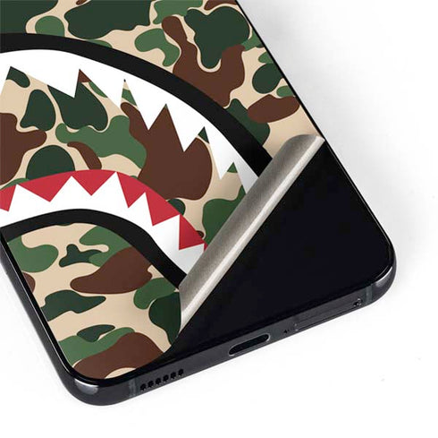 Shark Teeth Street Camo Galaxy S22 Skin